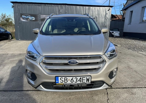 Ford Escape cena 74600 przebieg: 108951, rok produkcji 2018 z Biała małe 137